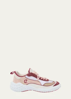 Christian LouboutinMara Mixed Leather Runner Sneakers