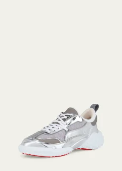 Christian LouboutinMara Mixed Leather Runner Sneakers