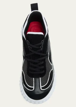 Christian LouboutinMara Mixed Leather Runner Sneakers