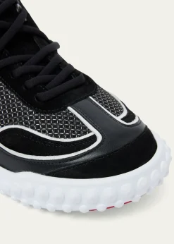 Christian LouboutinMara Mixed Leather Runner Sneakers
