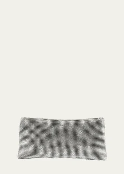 Christian LouboutinMaykimay Mesh Crystal Pouch Clutch Bag