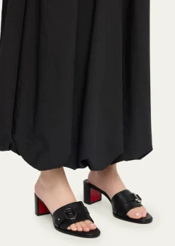 Christian Louboutin55mm Her in Roma Leather Mules