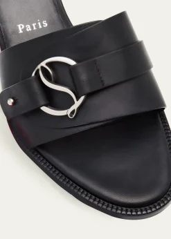 Christian Louboutin55mm Her in Roma Leather Mules