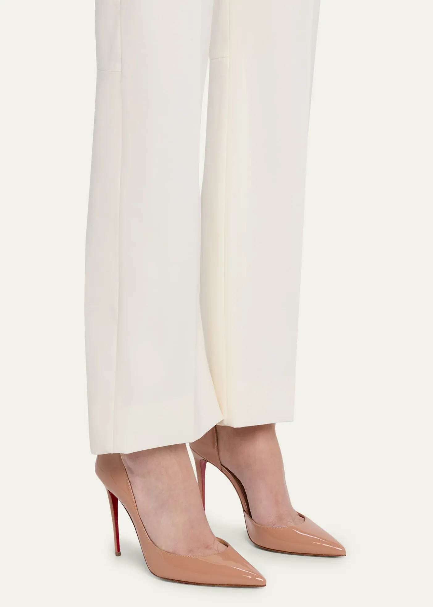 Christian Louboutin100mm Iriza Patent Open-Side Pumps