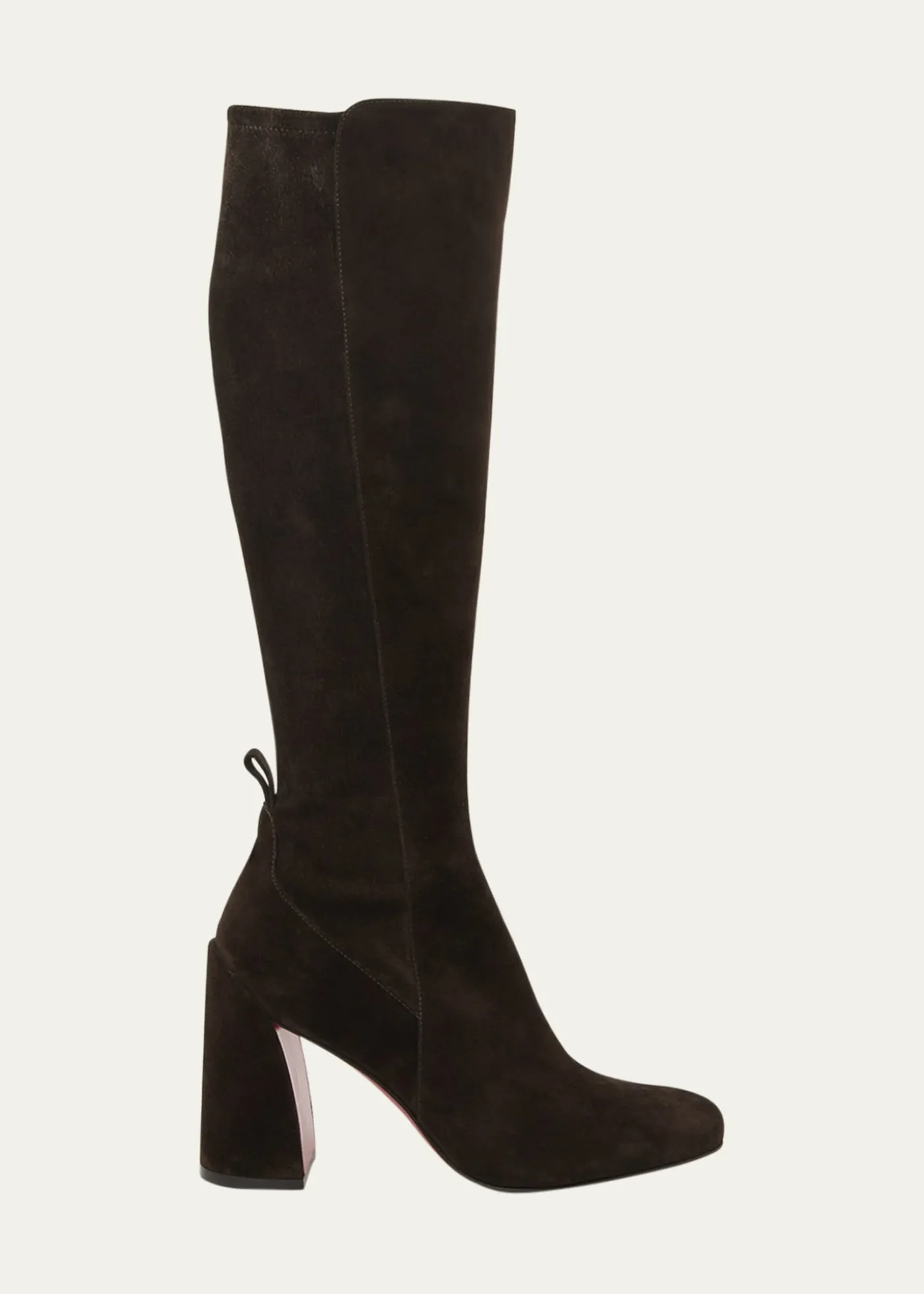 Christian Louboutin85mm Jane Suede Knee-High Boots
