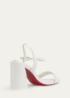 Christian Louboutin85mm Miss Jane Ankle-Strap Sandals