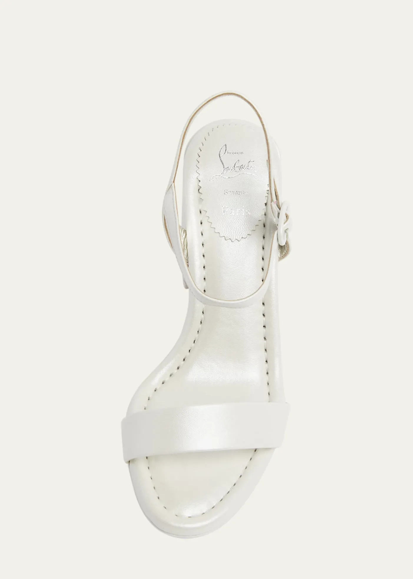 Christian Louboutin85mm Miss Jane Ankle-Strap Sandals