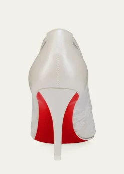 Christian Louboutin80mm Miss Z Floral Mesh Pumps