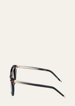 Christian LouboutinSquare Acetate Sunglasses