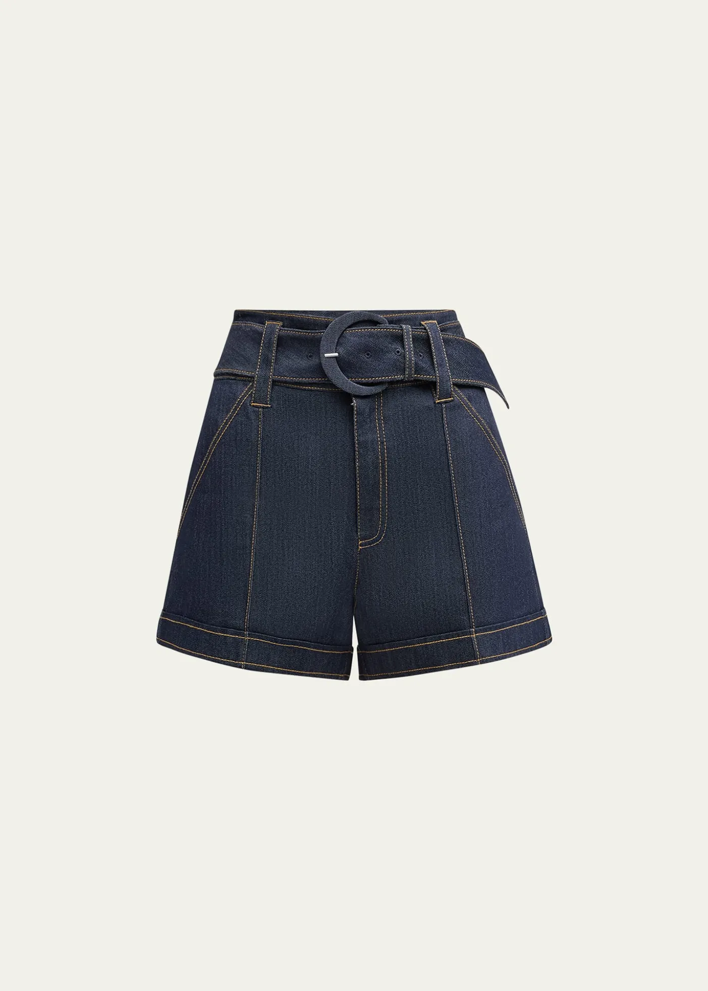 Cinq a SeptAldi Belted Denim Shorts