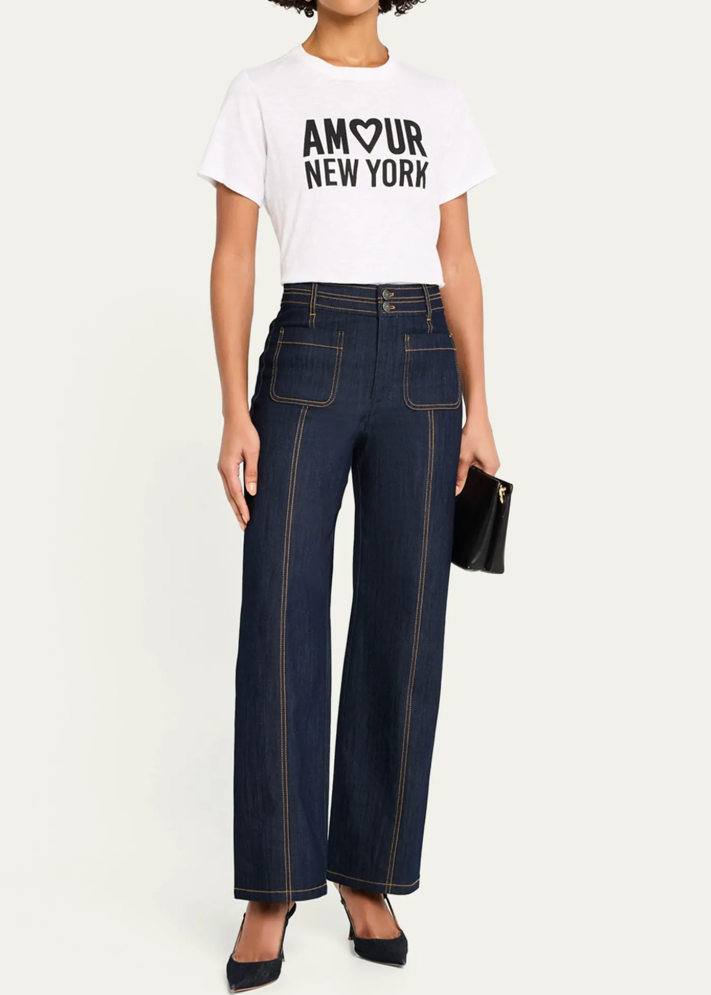 Cinq a SeptDorothea Wide-Leg Jeans