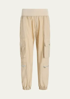 Cinq a SeptGenevive Satin Cargo Jogger Pants