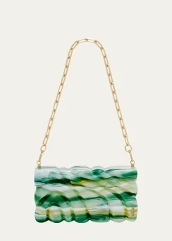 Cult GaiaAura Marbled Acrylic Clutch
