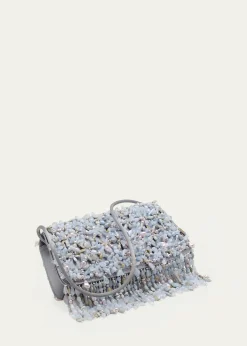 Cult GaiaIdalia Fringed Faux Stone Shoulder Bag