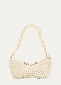 Cult GaiaMercier Beaded Zip Shoulder Bag