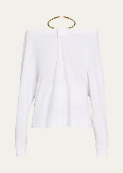 DARKPARKErin Necklace Off-The-Shoulder Top