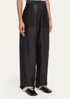 DARKPARKPhebe Double Sided Wide-Leg Pants with Chain