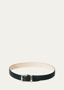 DehancheAlegra Mixed Metal Leather Belt