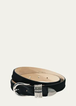 DehancheHollyhock Cavallino Leather Belt