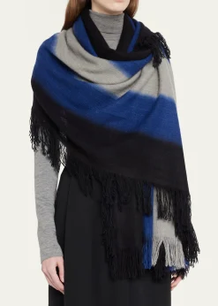 Denis ColombHausa Tie-Dye Cashmere Stole