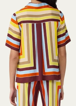 Diane von FurstenbergAlexa Striped Silk Shirt