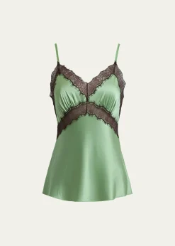 Diane von FurstenbergCamille Lace-Trim Empire Cami