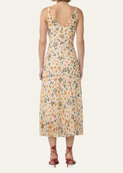 Diane von FurstenbergJules Shimmer Floral-Print Midi Dress
