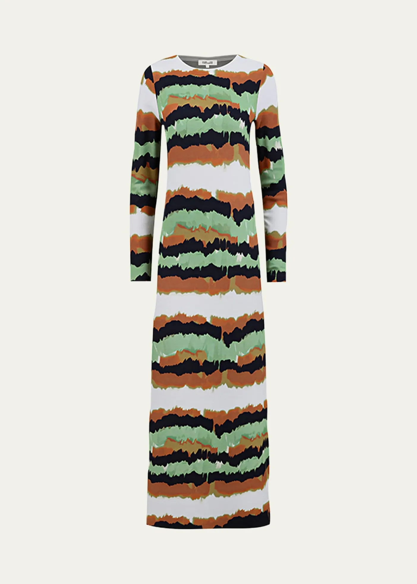 Diane von FurstenbergRobin Watercolor-Print Column Maxi Dress