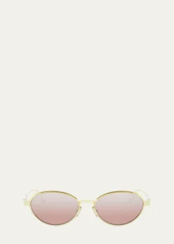 DiorDiorCannage S2U 55MM Rectangular Sunglasses