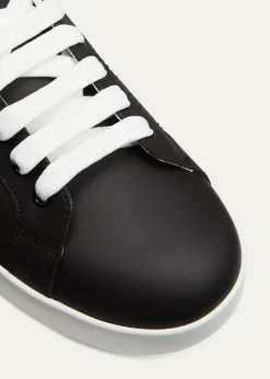 Dolce&GabbanaLeather Logo Low-Top Sneakers
