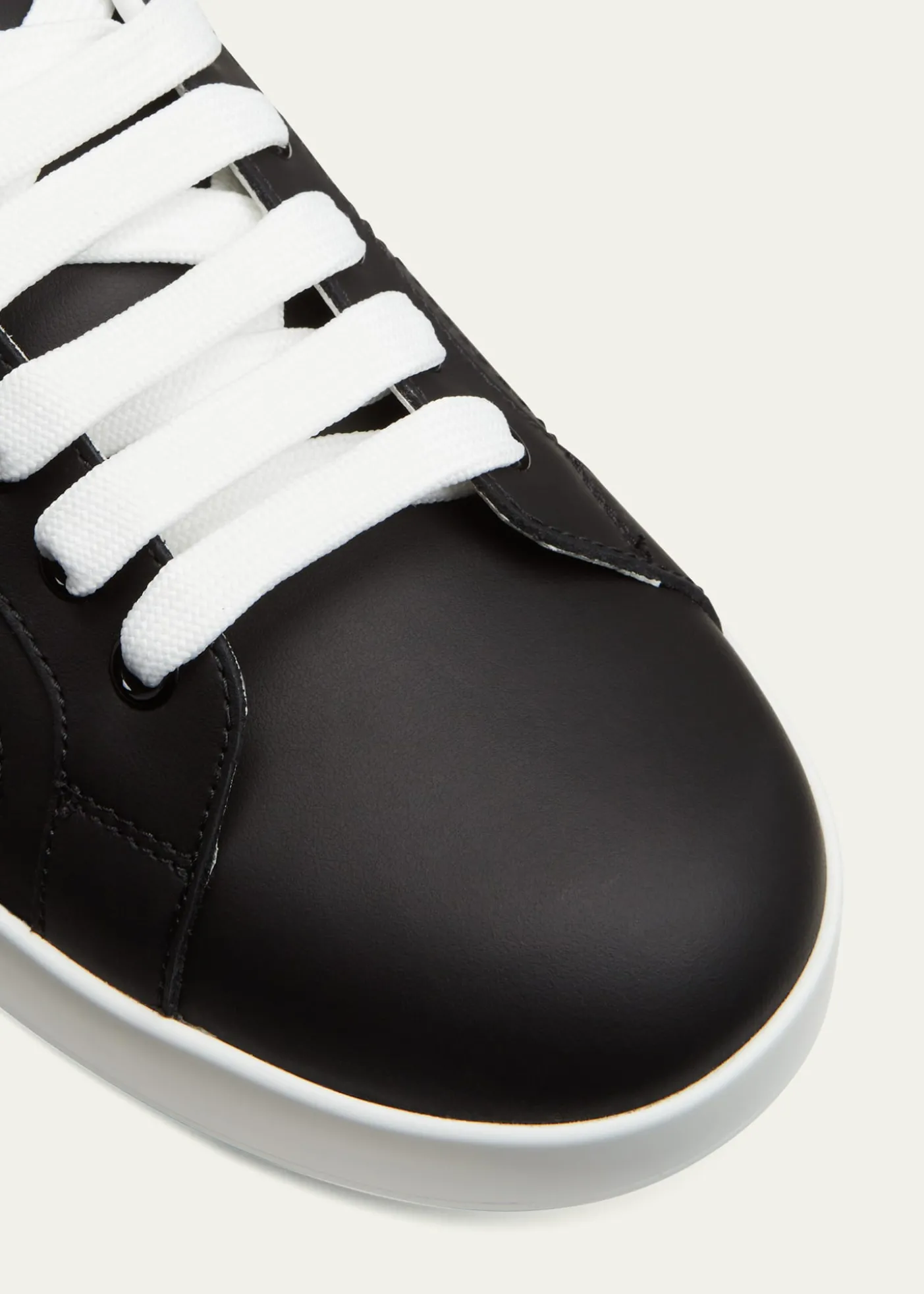 Dolce&GabbanaLeather Logo Low-Top Sneakers