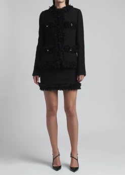 Dolce&GabbanaPaillette Fringe Boucle Jacket