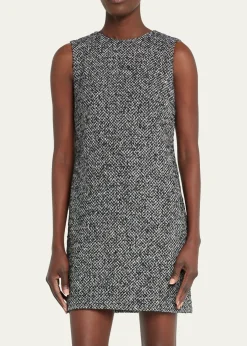 Dolce&GabbanaTweed Sleeveless Mini Dress