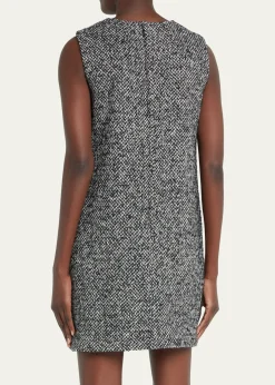 Dolce&GabbanaTweed Sleeveless Mini Dress