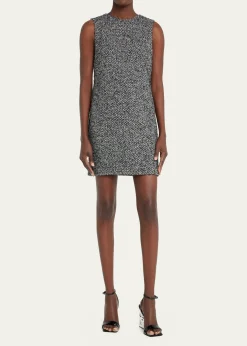 Dolce&GabbanaTweed Sleeveless Mini Dress