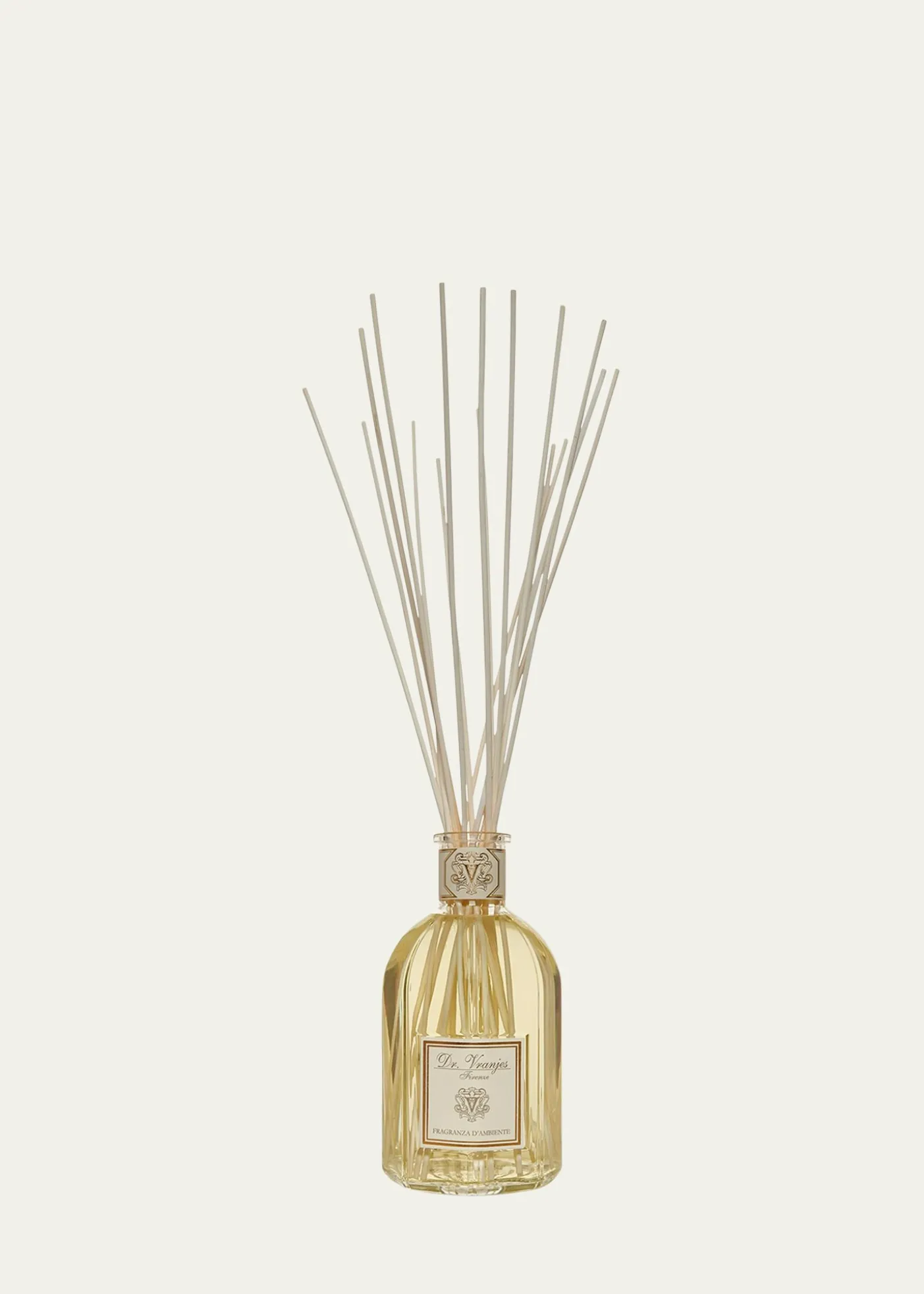 Dr. Vranjes FirenzeGinger Lime Vase Glass Bottle Home Fragrance, 169 oz./ 5000 mL