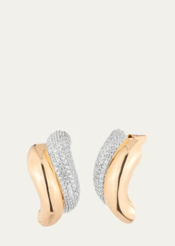 Eddie BorgoPave Two Tone Earrings