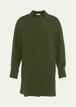EresMignonette Linen Shirtdress