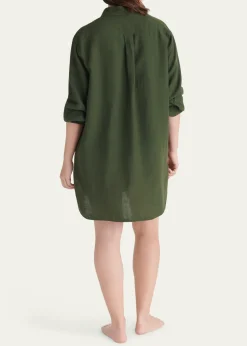 EresMignonette Linen Shirtdress