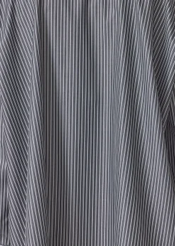 EskandarA-Line Striped Cotton Shirt