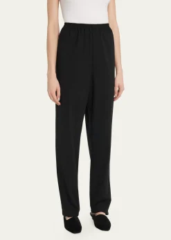 EskandarMid-Rise Narrow-Leg Trousers