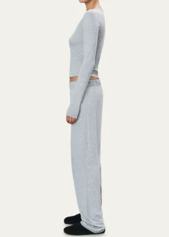 EterneFitted Crewneck Long-Sleeve T-Shirt