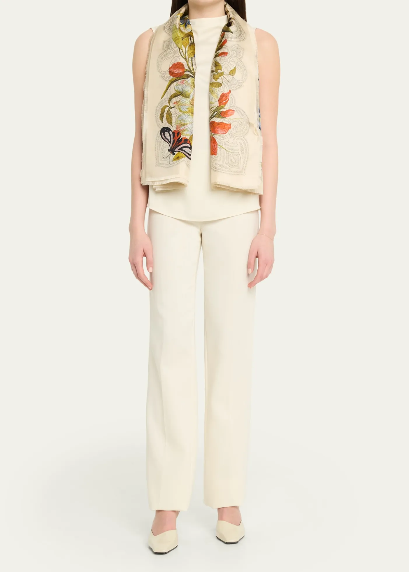 EtroBoheme Floral Silk Scarf