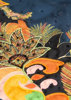 EtroEmbroidered Paisley-Print Fringe Scarf