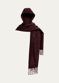 EtroHooded Paisley Wool Scarf