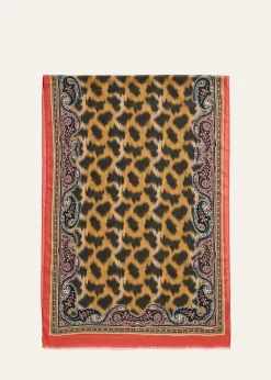 EtroOrfeo Animal-Print Scarf