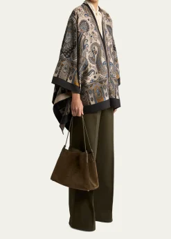 EtroPaisley Wool-Blend Cape