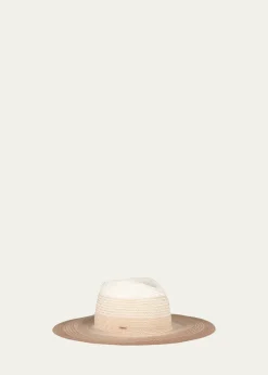 Eugenia KimEmmanuelle Gradient Straw Fedora