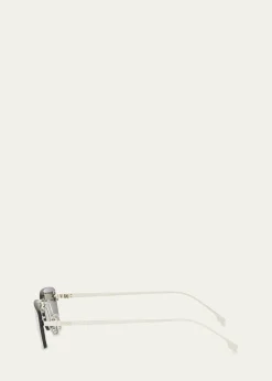 FendiFendi First Crystalized Logo Sunglasses