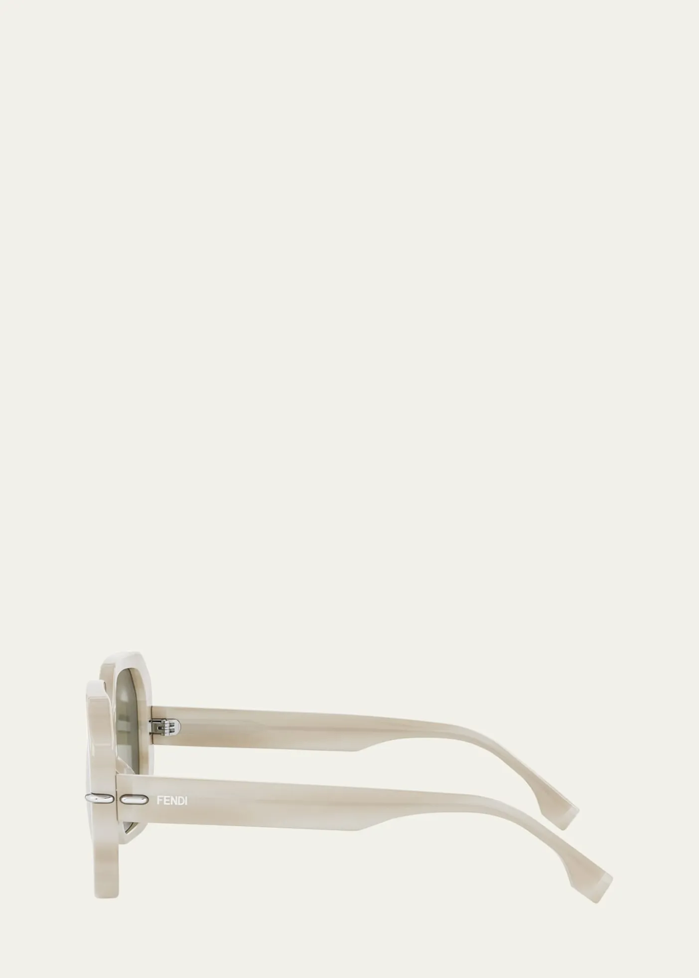 FendiSelleria Square Acetate Sunglasses